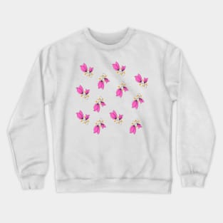 Mini Pink Rose Crewneck Sweatshirt
